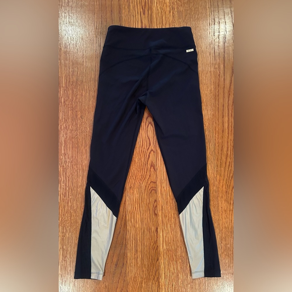 Alala Heroine Leggings Black with Gold Panels - Size XS